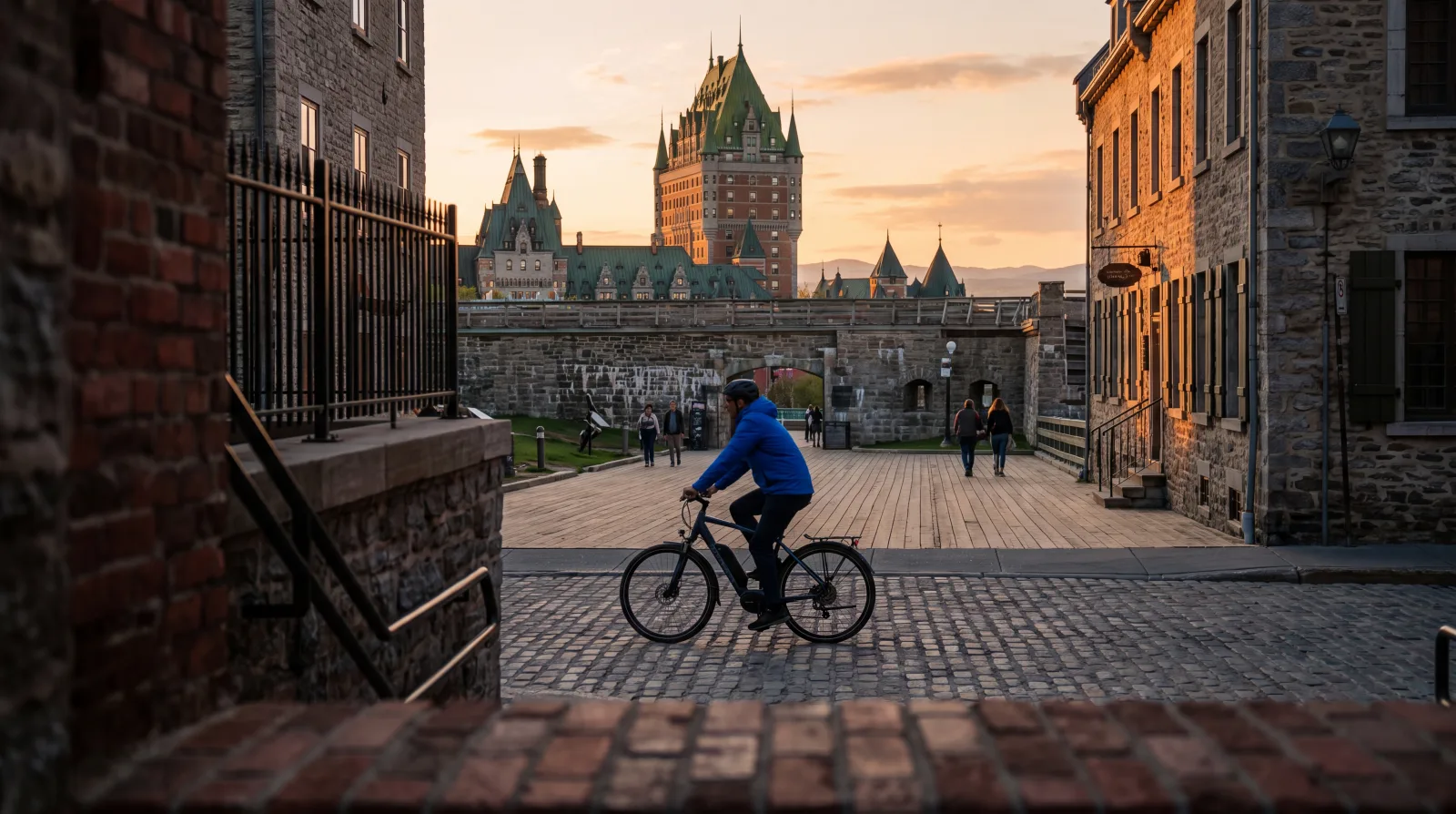 Riding in Quebec City, Quebec