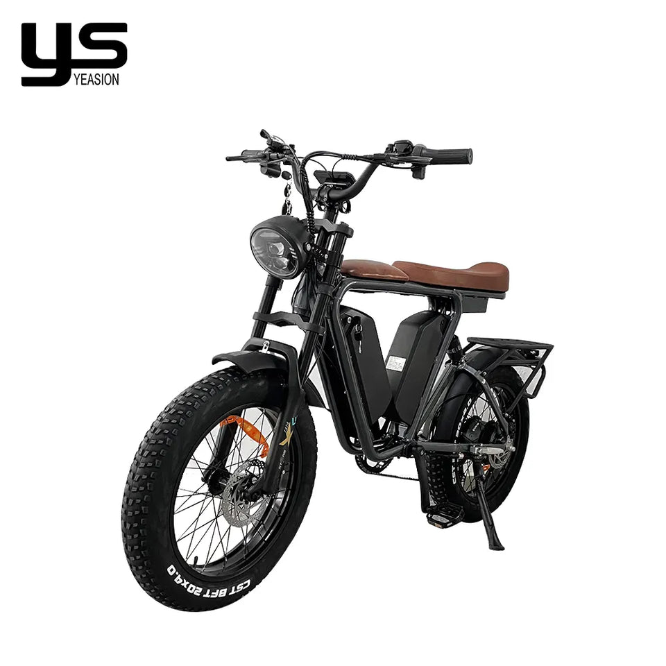 Yeason Yeasion V1 1000W Dual Battery Full Suspension Retro Ebike